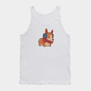 Brrrgi - A Winter Corgi Tank Top